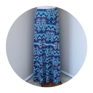 LuLaRoe Maxi Skirt Large